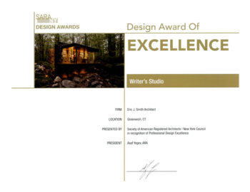 SARA Award certificate